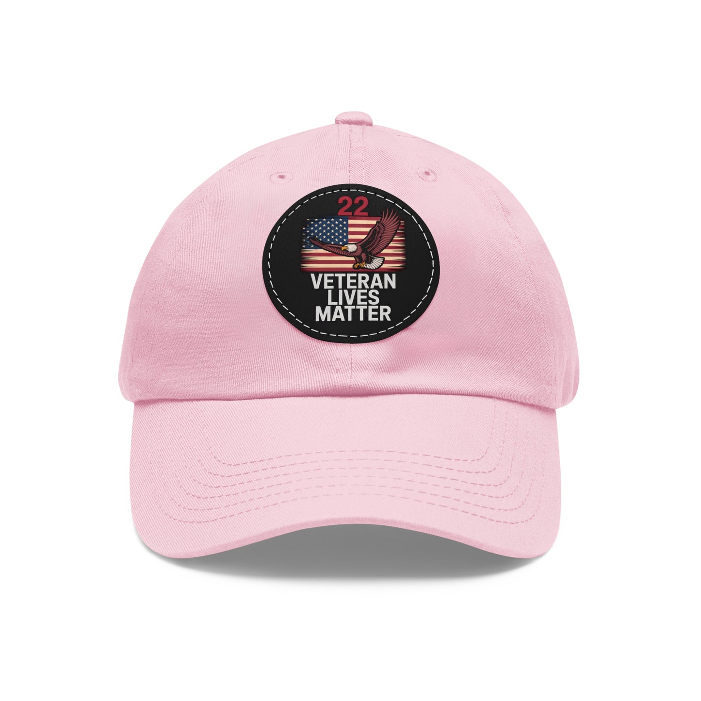 Veteran Lives Matter Hat with Leather Patch