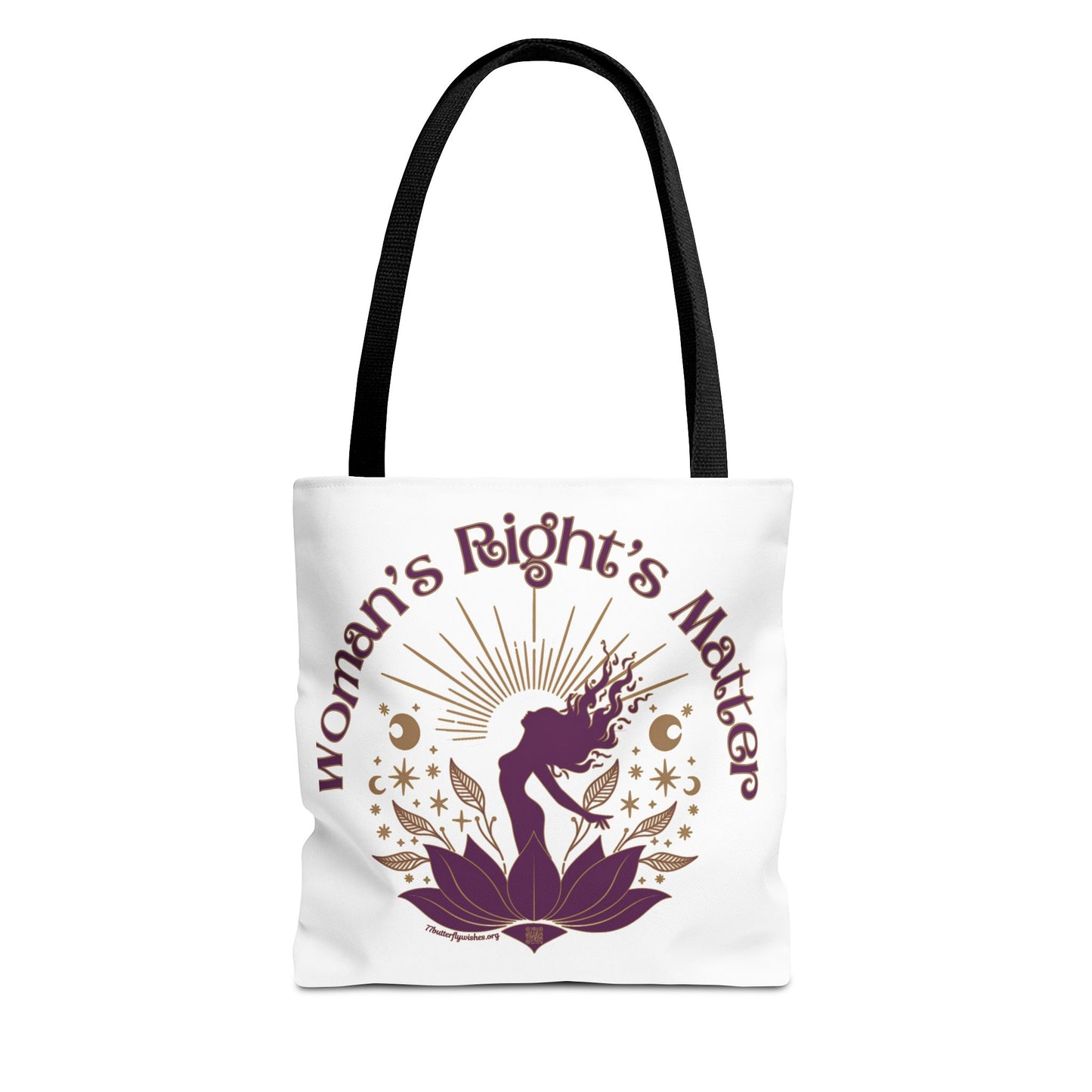 Empowering Tote Bag - Women's Rights Matter Design