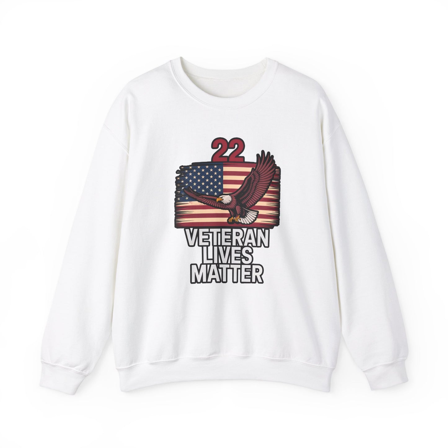 Veteran Lives Matter Crewneck Sweatshirt