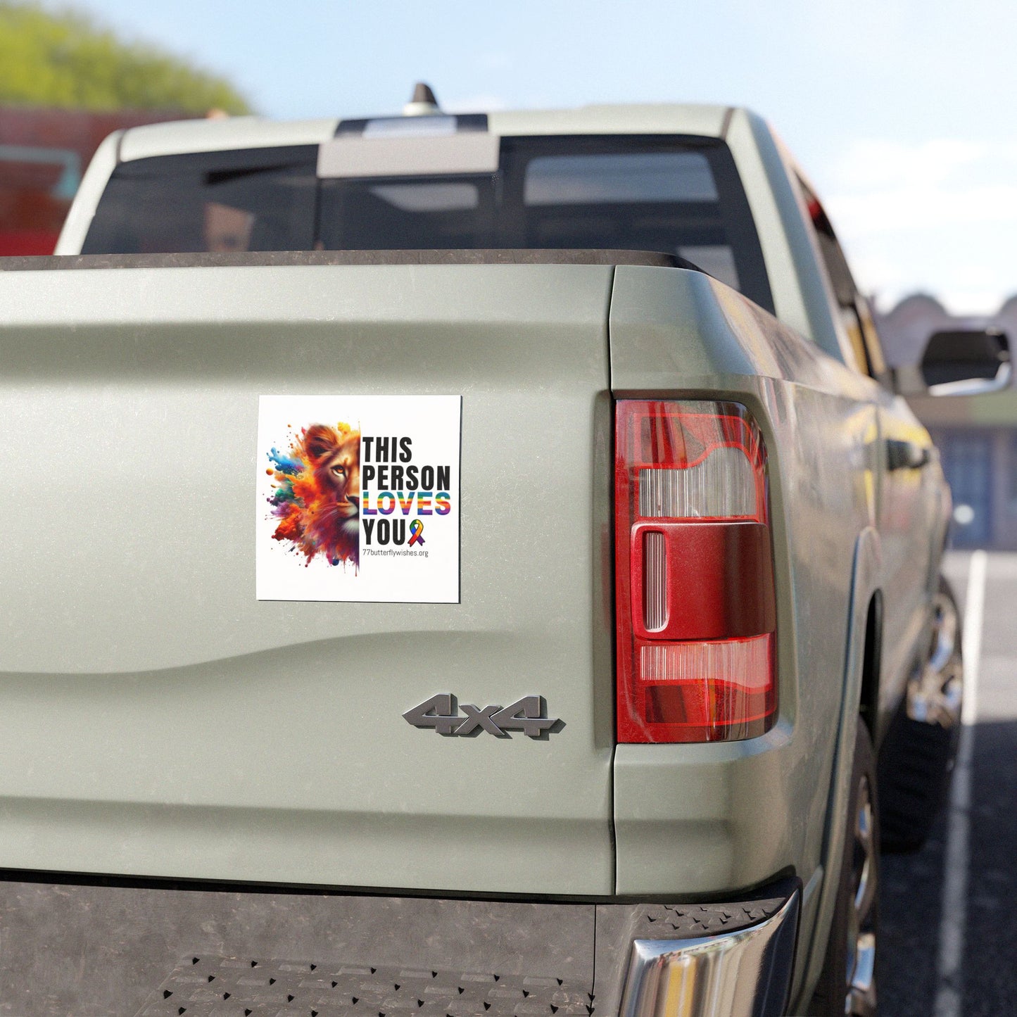 'This Person Loves You' Car Magnet