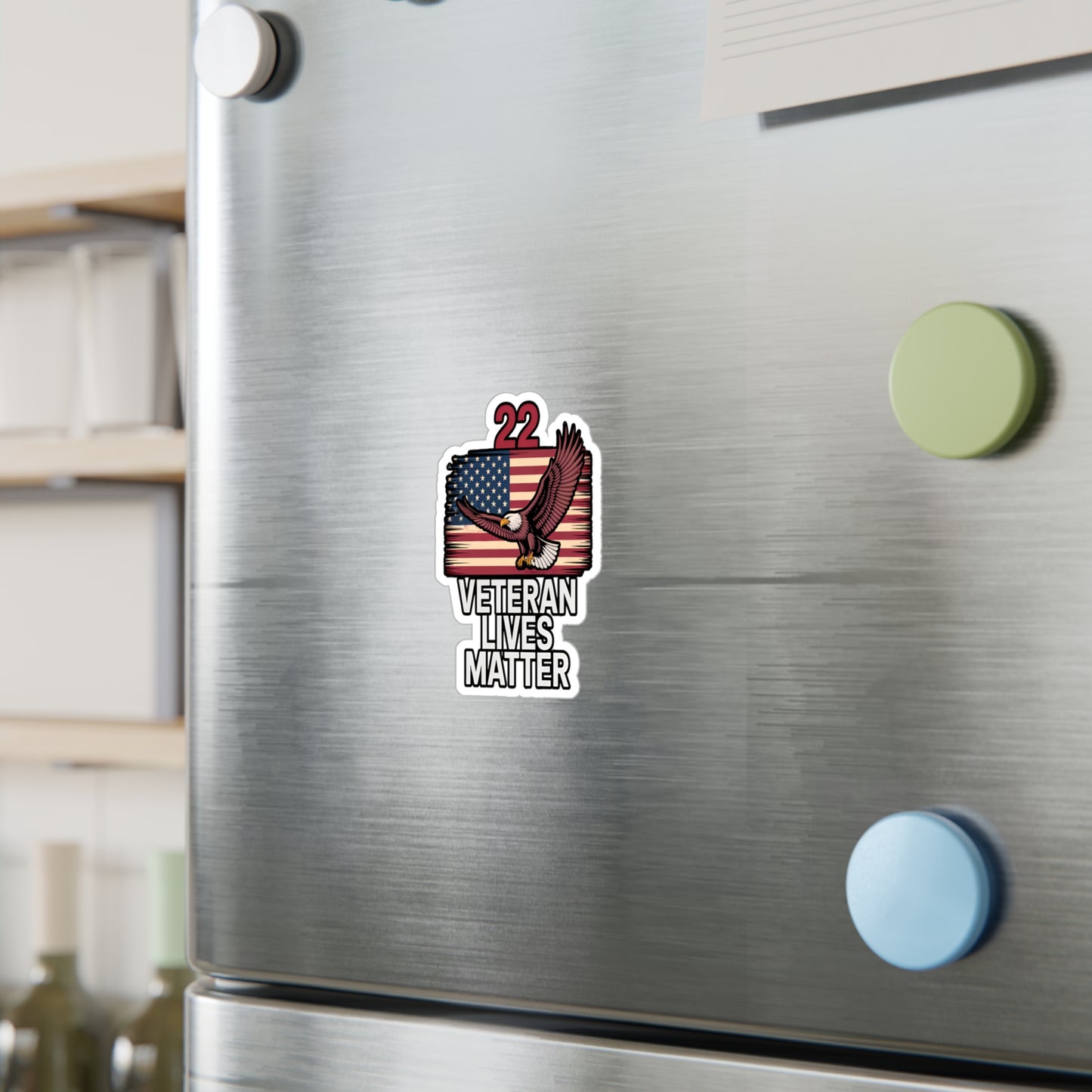 Patriotic Veteran Lives Matter Vinyl Decals
