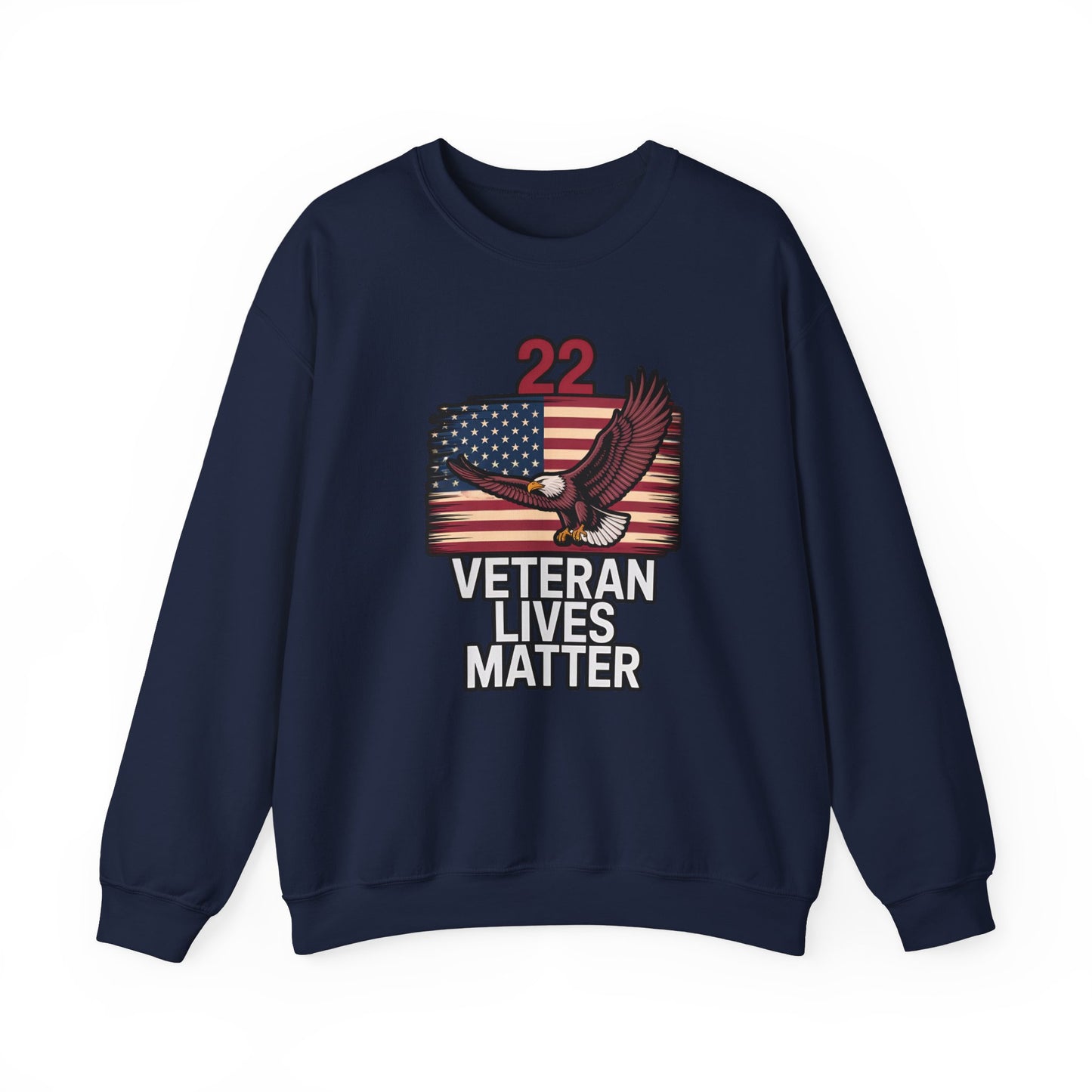 Veteran Lives Matter Crewneck Sweatshirt