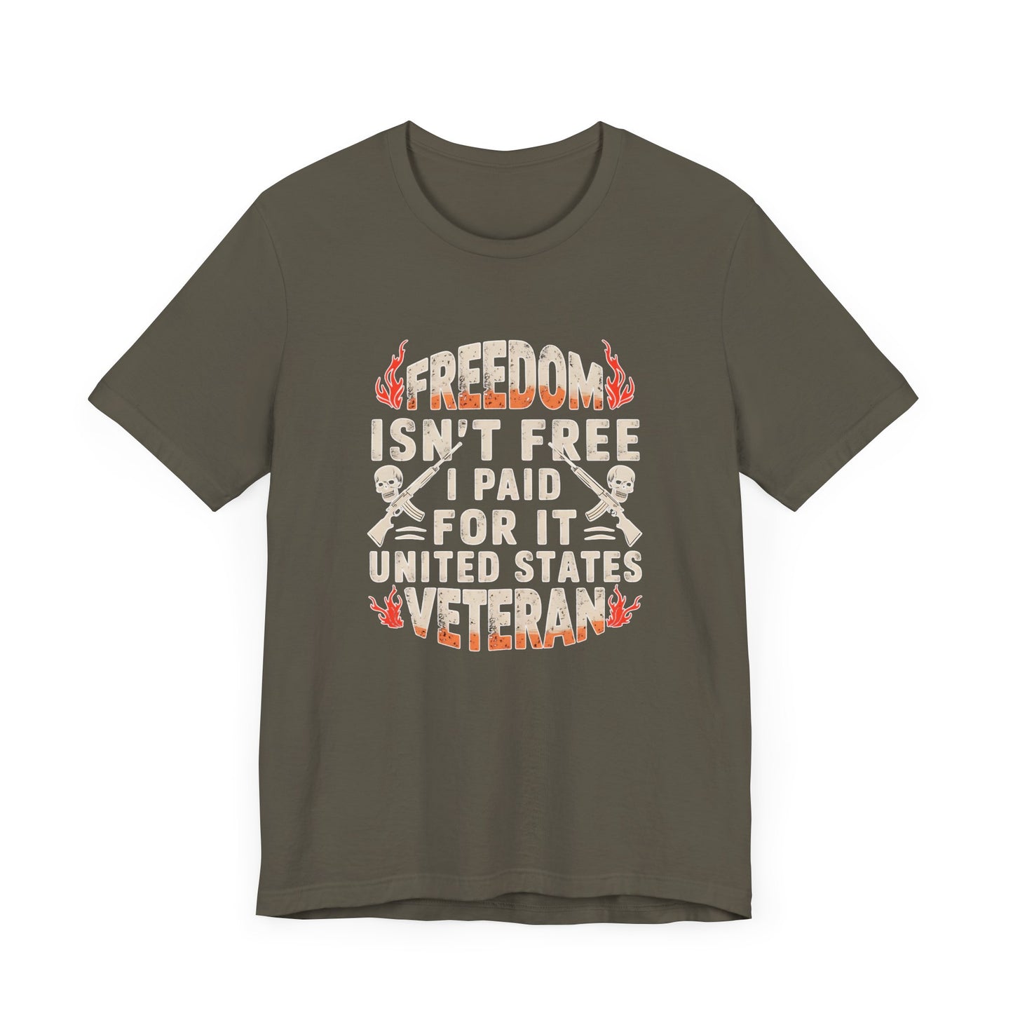 Veteran Freedom Tee - Patriotic Short Sleeve Shirt