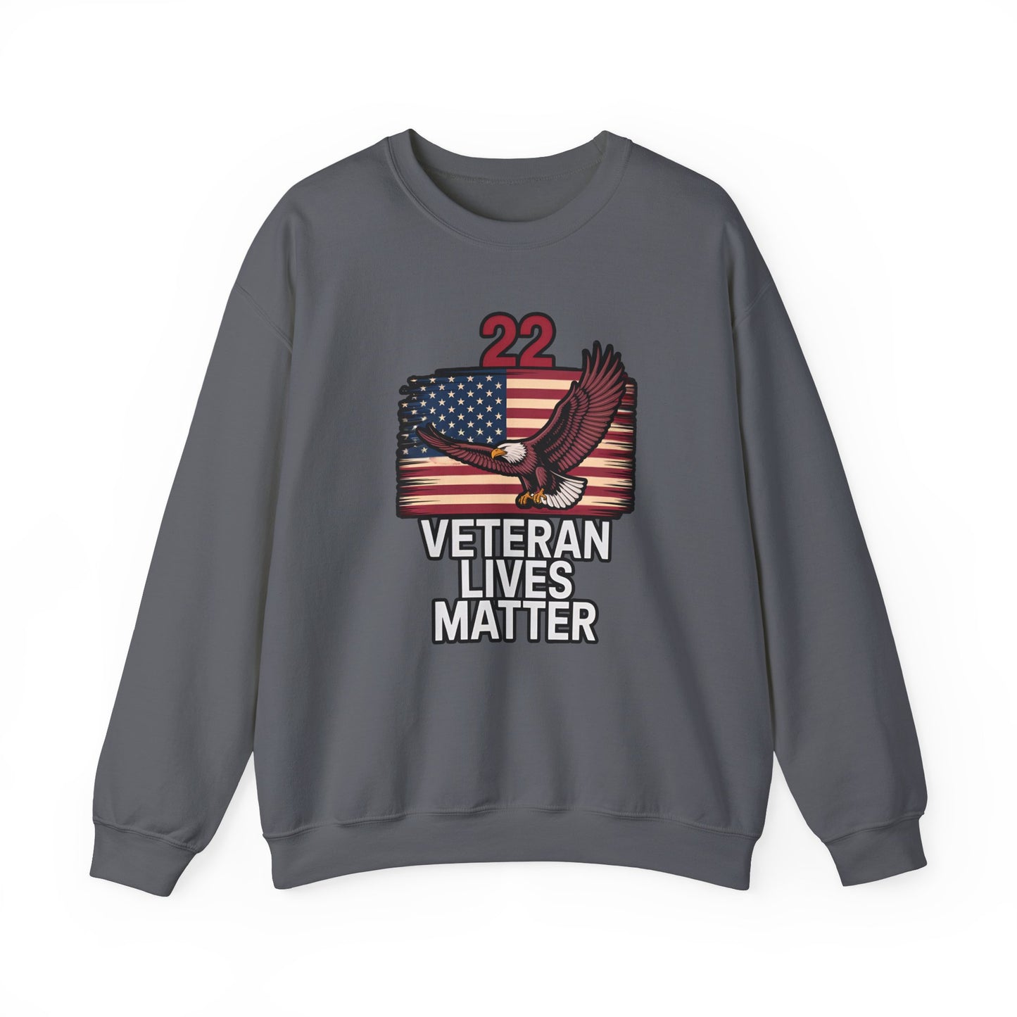 Veteran Lives Matter Crewneck Sweatshirt
