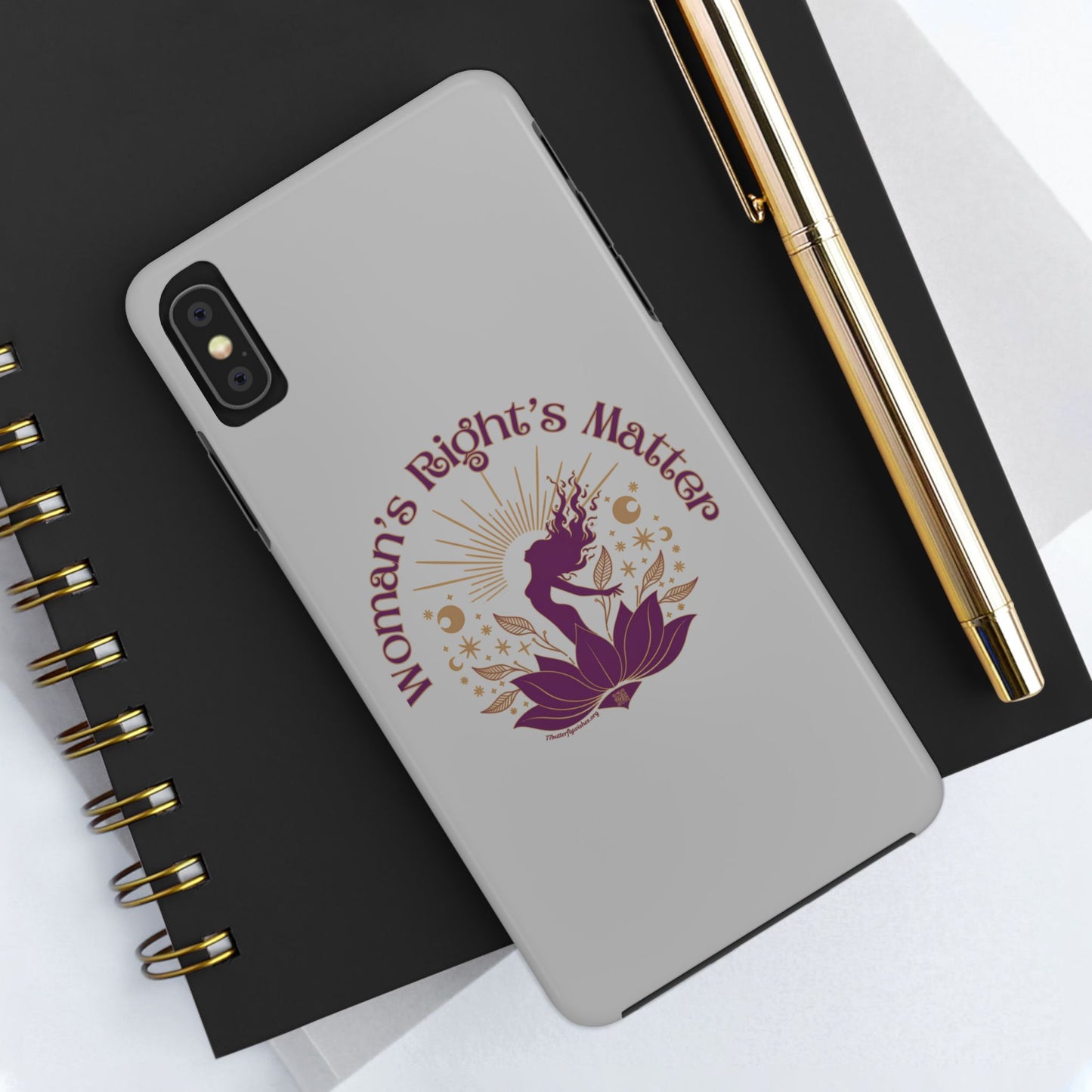 Empowering Tough Phone Cases - Women's Rights Matter Design