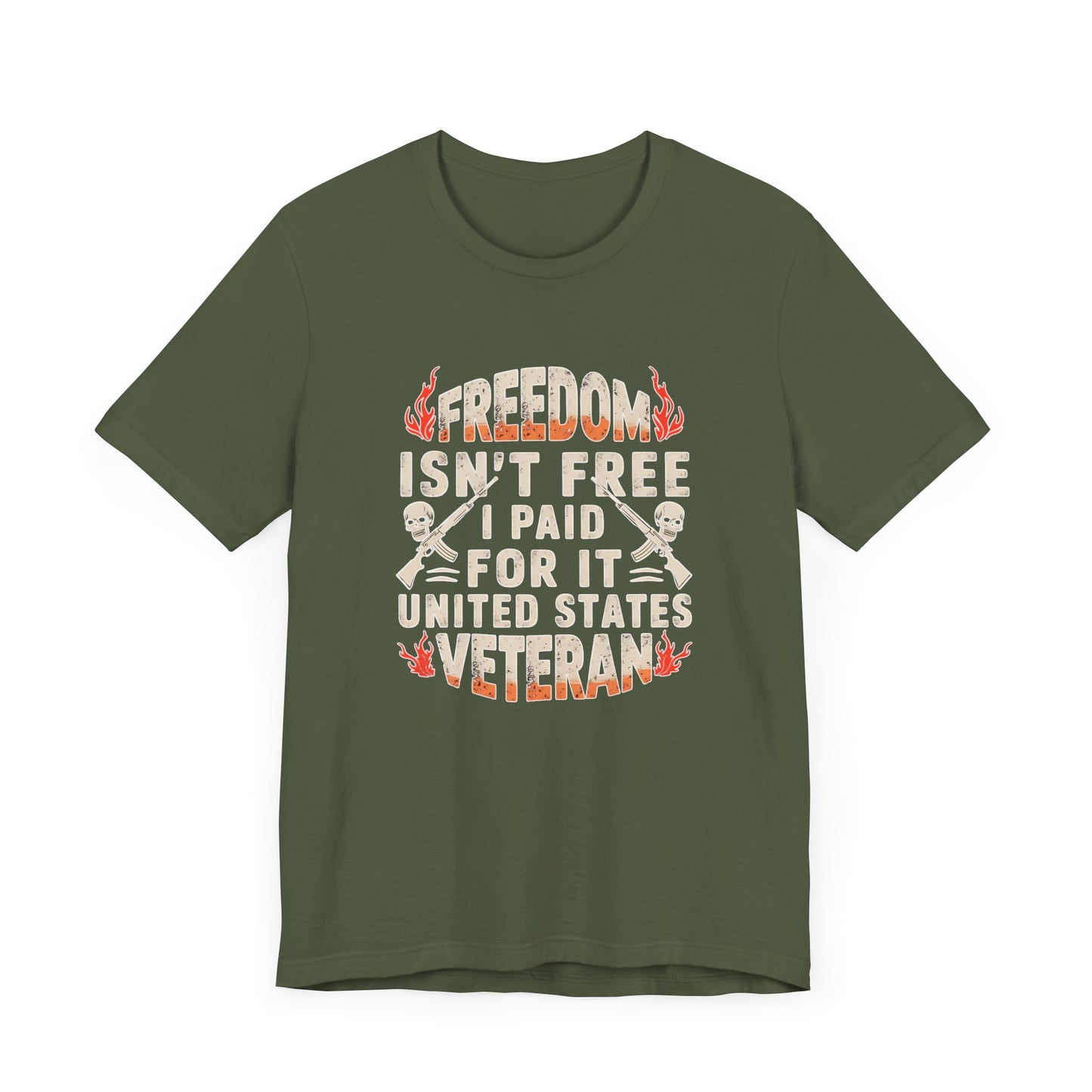 Veteran Freedom Tee - Patriotic Short Sleeve Shirt
