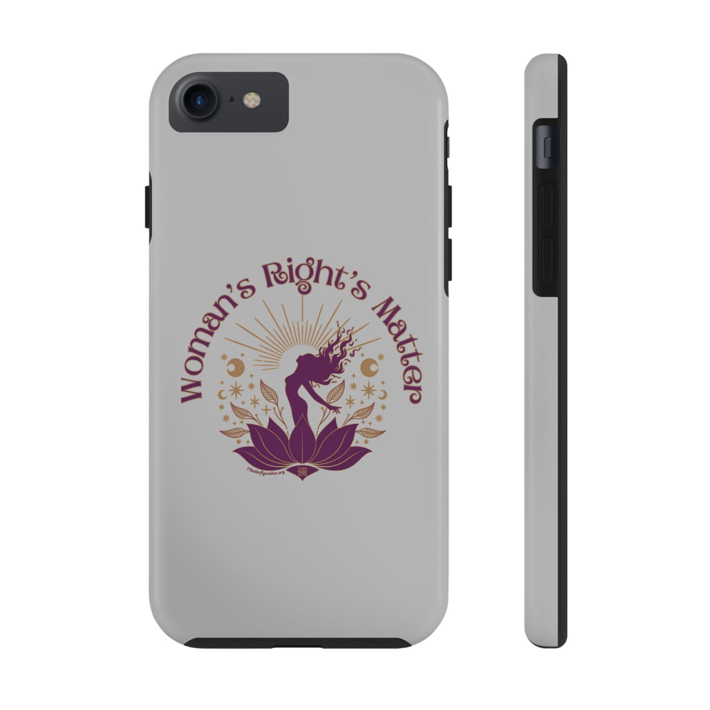Empowering Tough Phone Cases - Women's Rights Matter Design