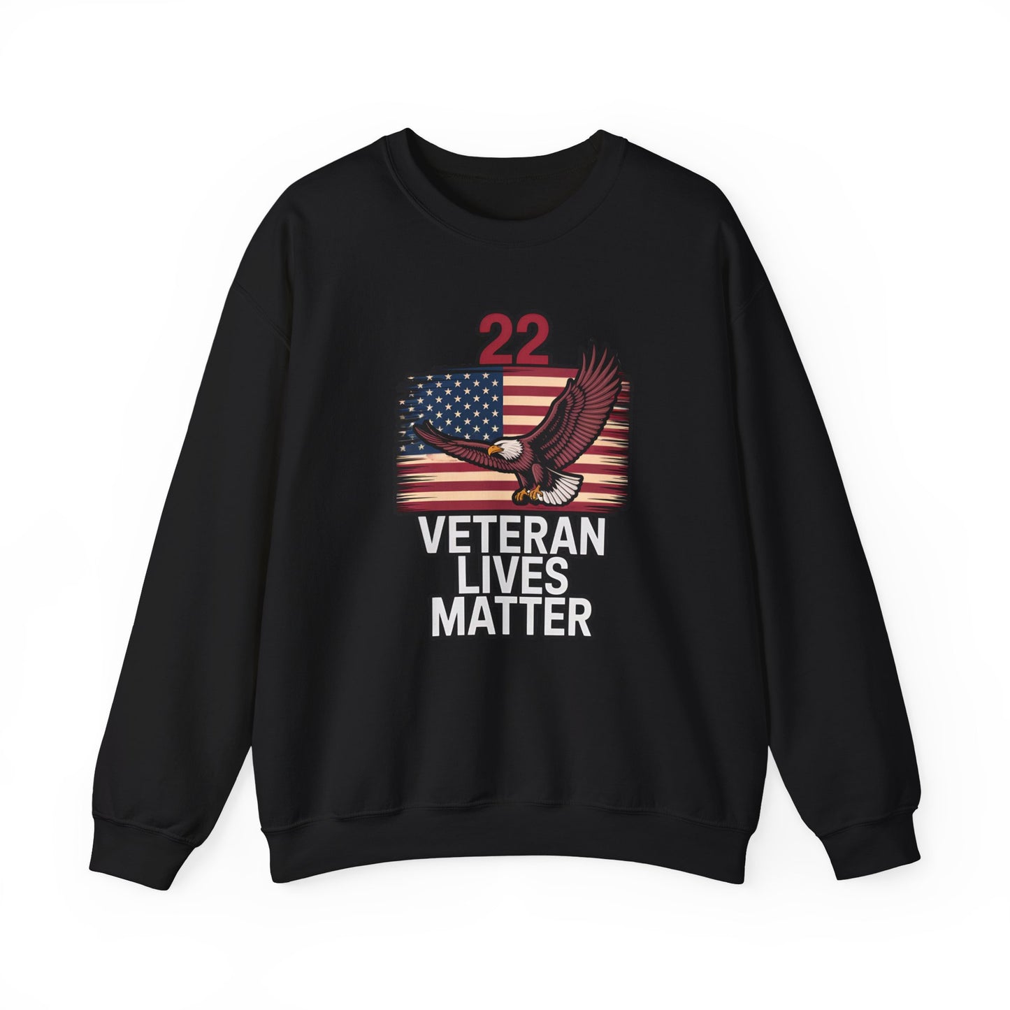 Veteran Lives Matter Crewneck Sweatshirt