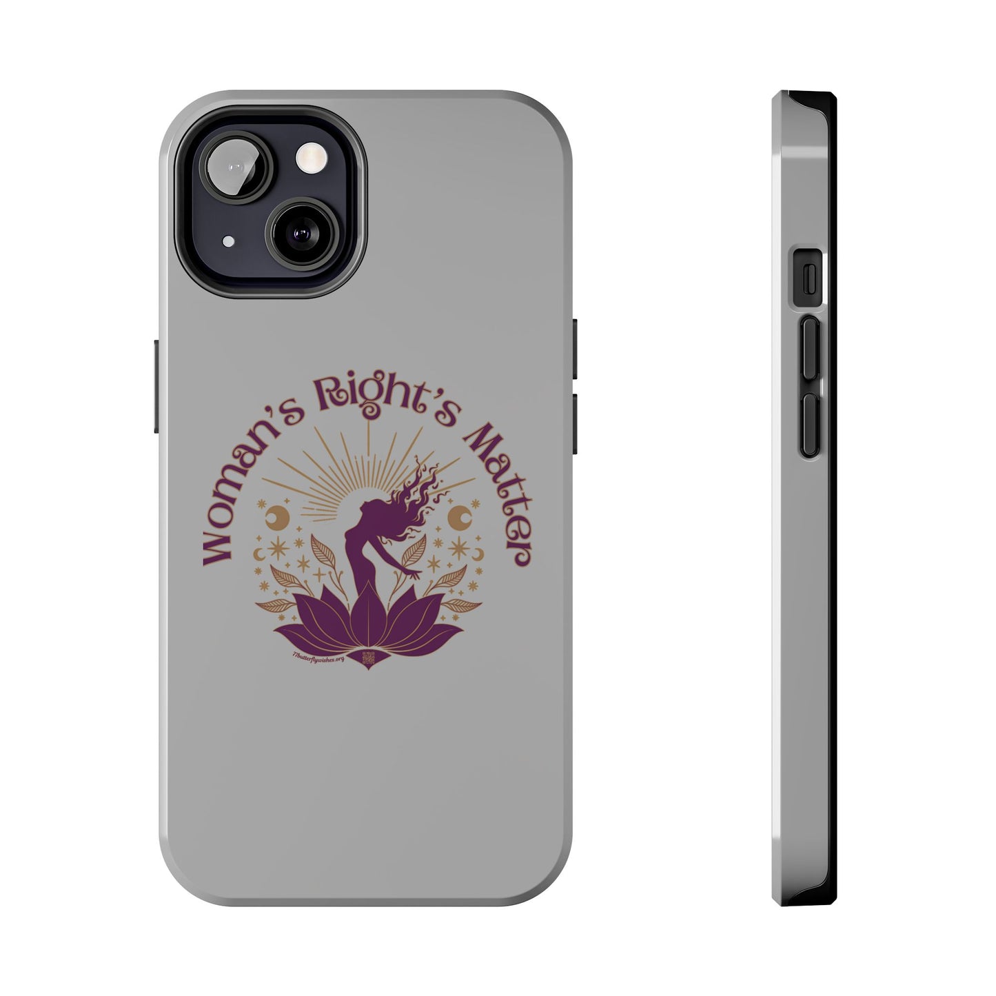 Empowering Tough Phone Cases - Women's Rights Matter Design