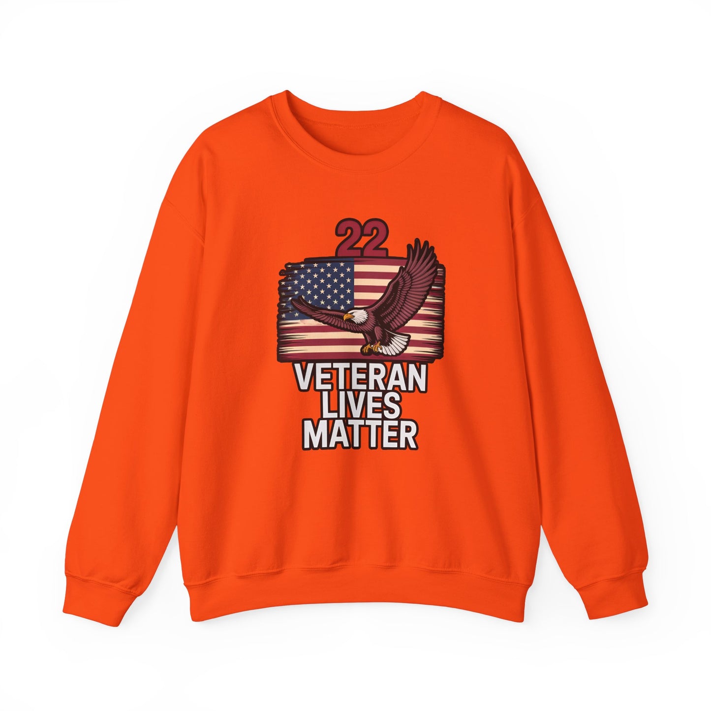 Veteran Lives Matter Crewneck Sweatshirt