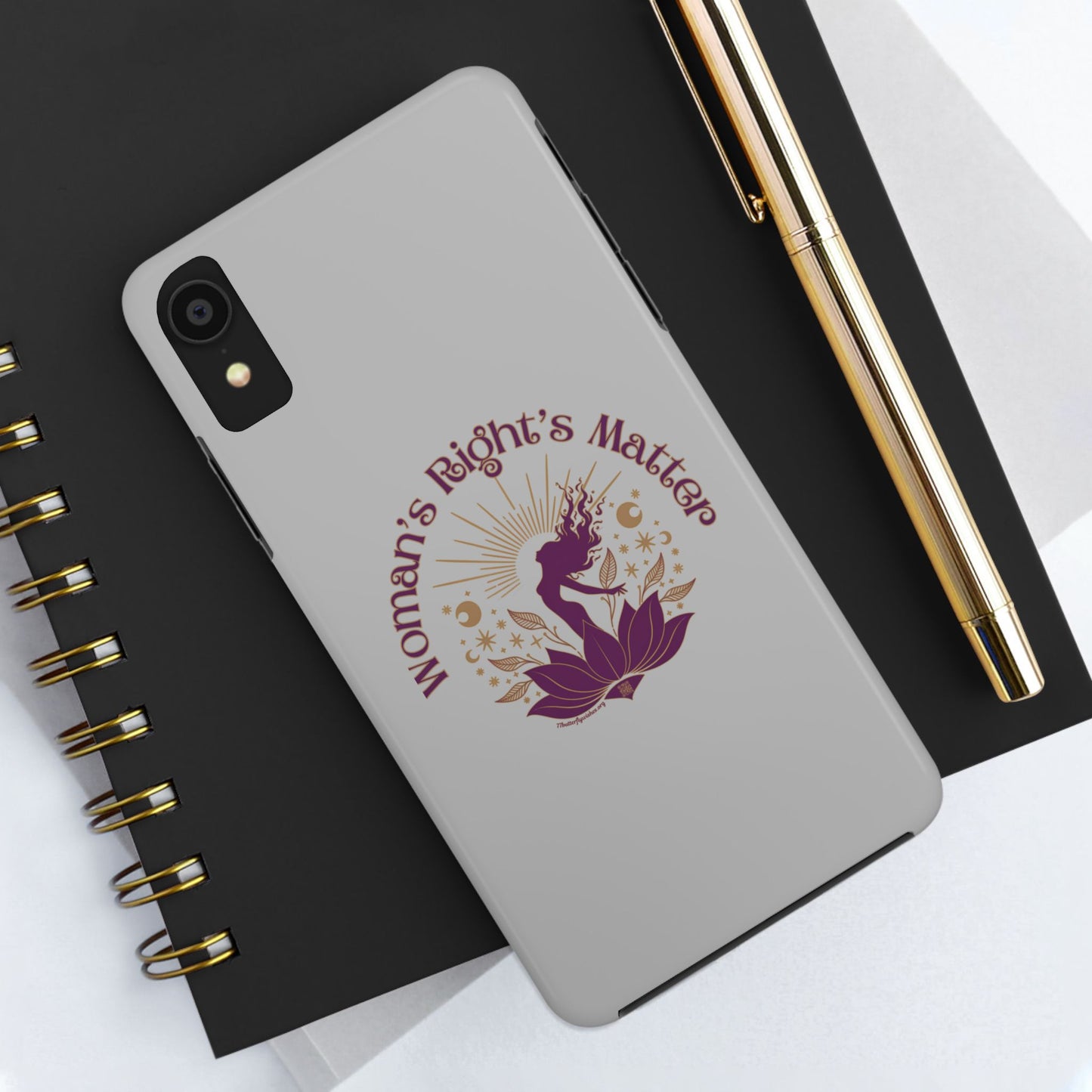 Empowering Tough Phone Cases - Women's Rights Matter Design