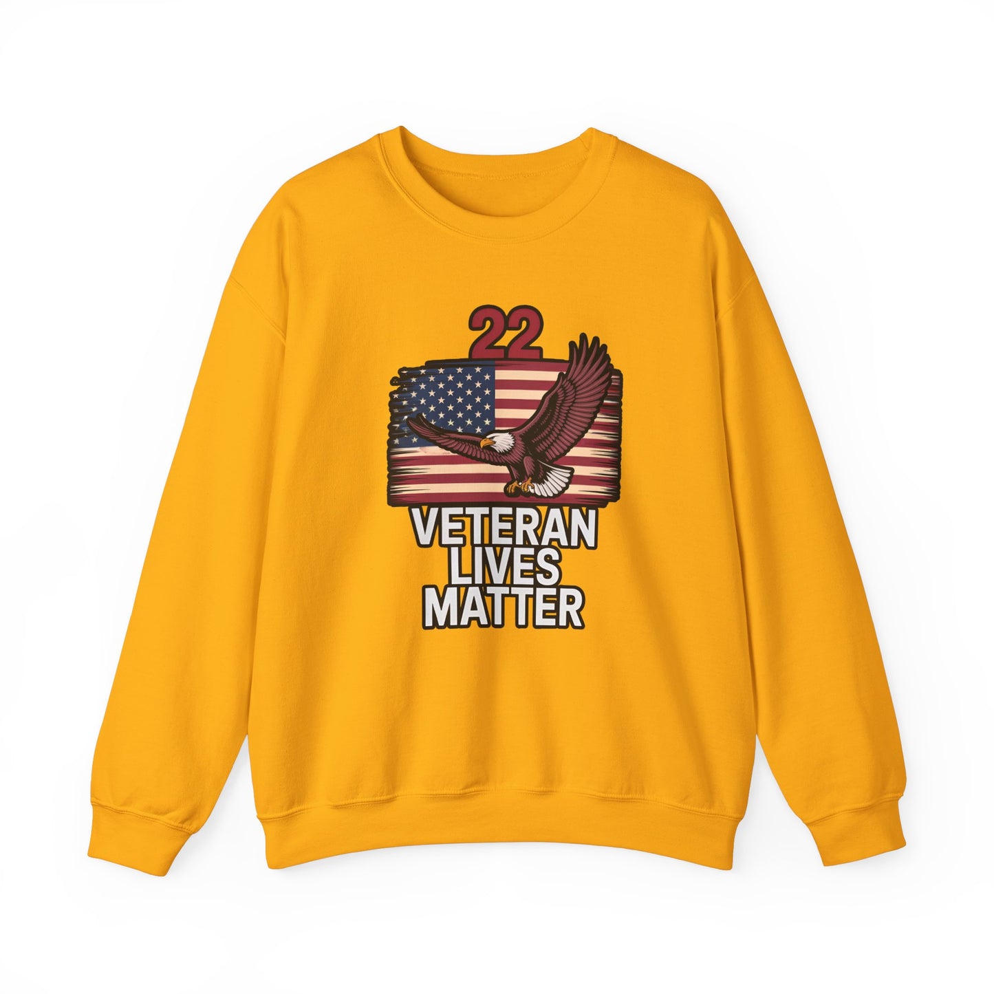 Veteran Lives Matter Crewneck Sweatshirt