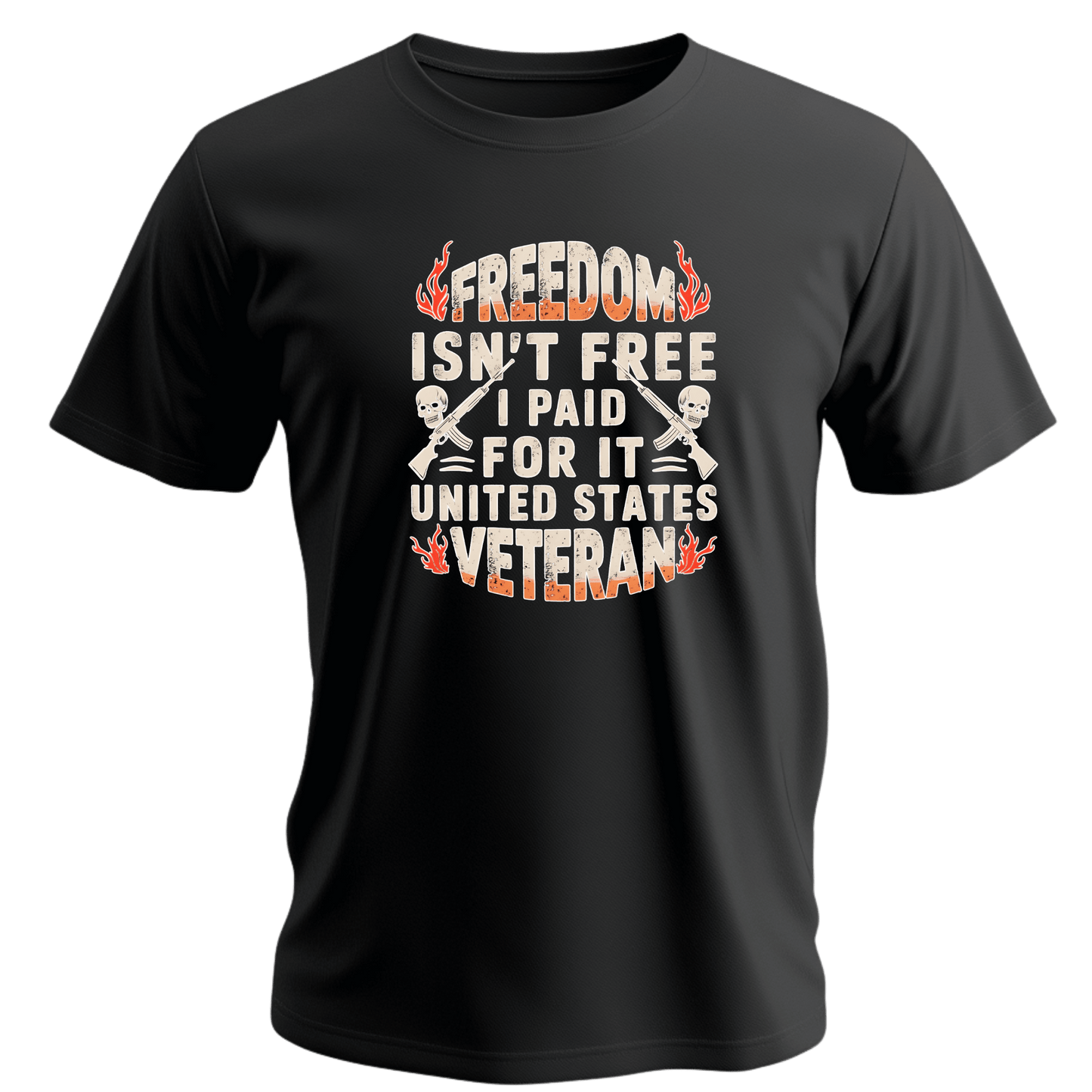 Veteran Freedom Tee - Patriotic Short Sleeve Shirt