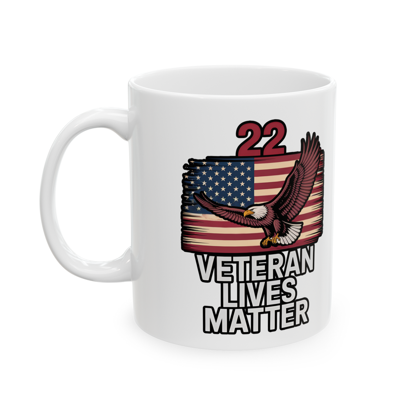 Veteran Lives Matter Ceramic Mug