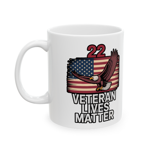 Veteran Lives Matter Ceramic Mug
