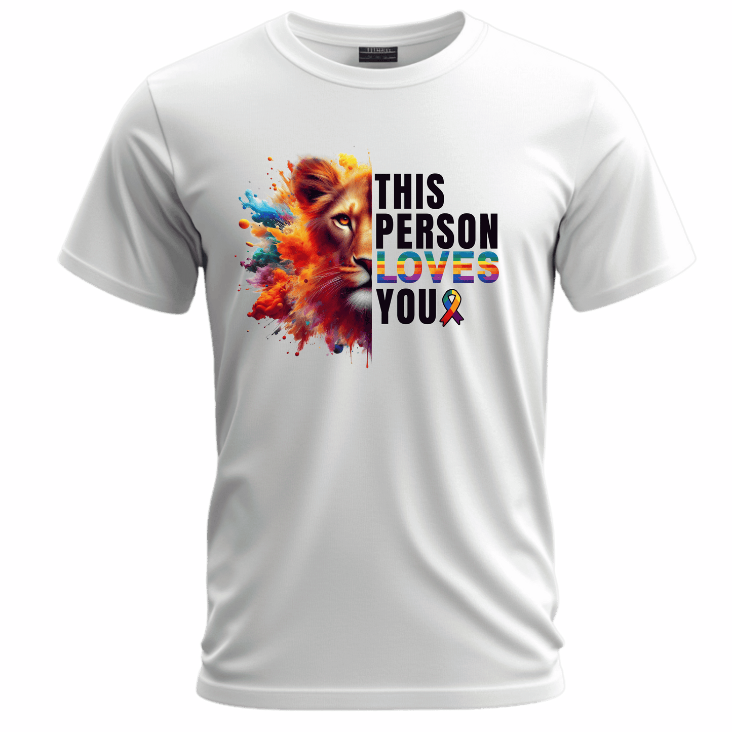 Colorful Love Tee – "This Person Loves You"