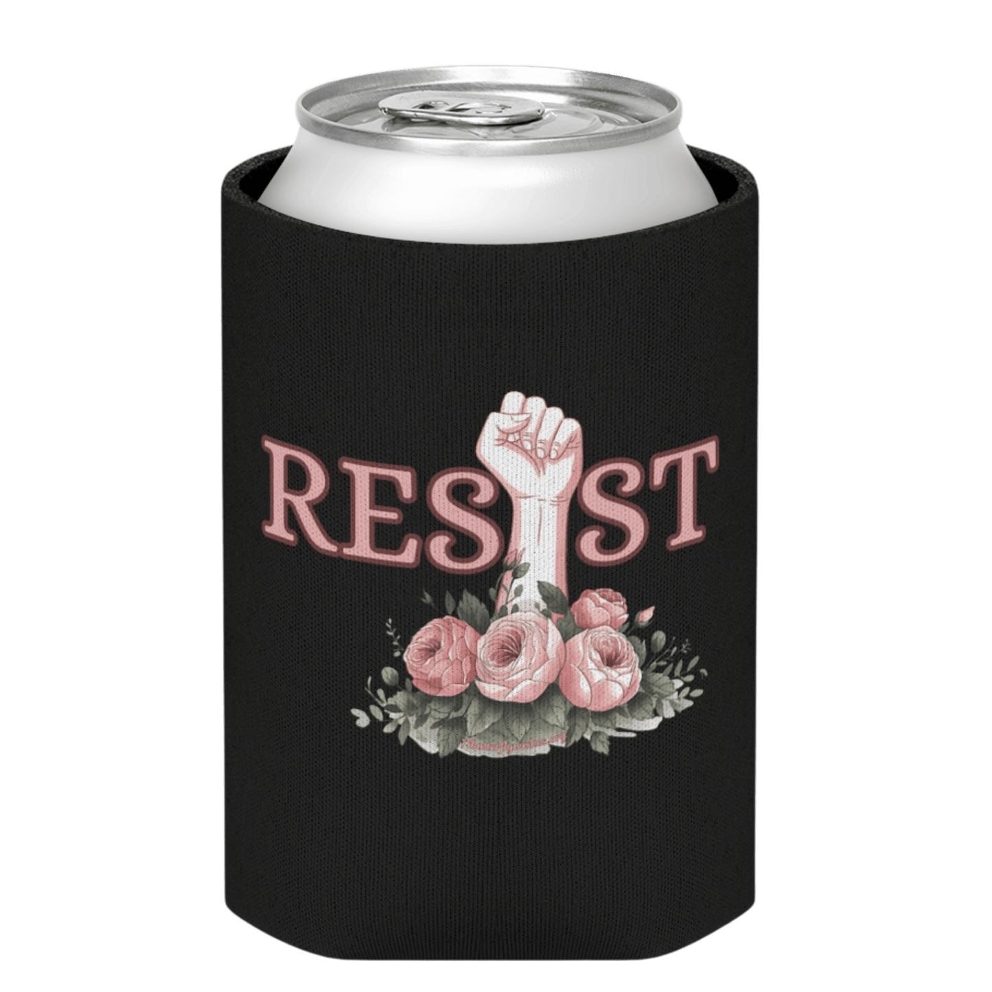Resist Floral Can Cooler
