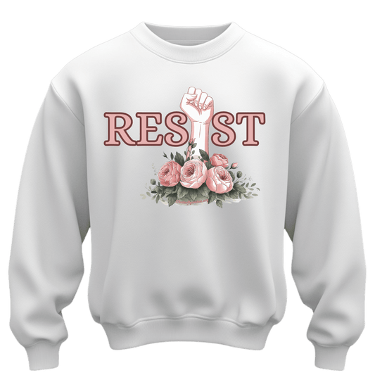 Resist Floral Crewneck Sweatshirt