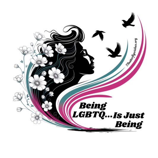 LGBTQ Empowerment Kiss-Cut Stickers - Inspiring Floral Design