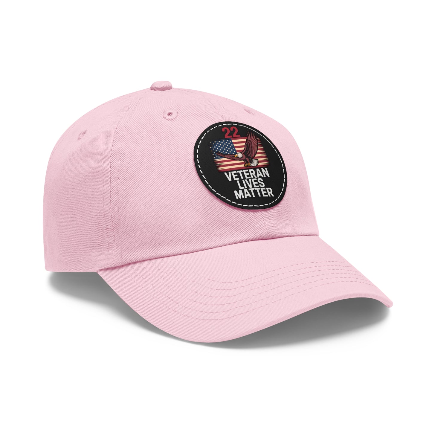 Veteran Lives Matter Hat with Leather Patch