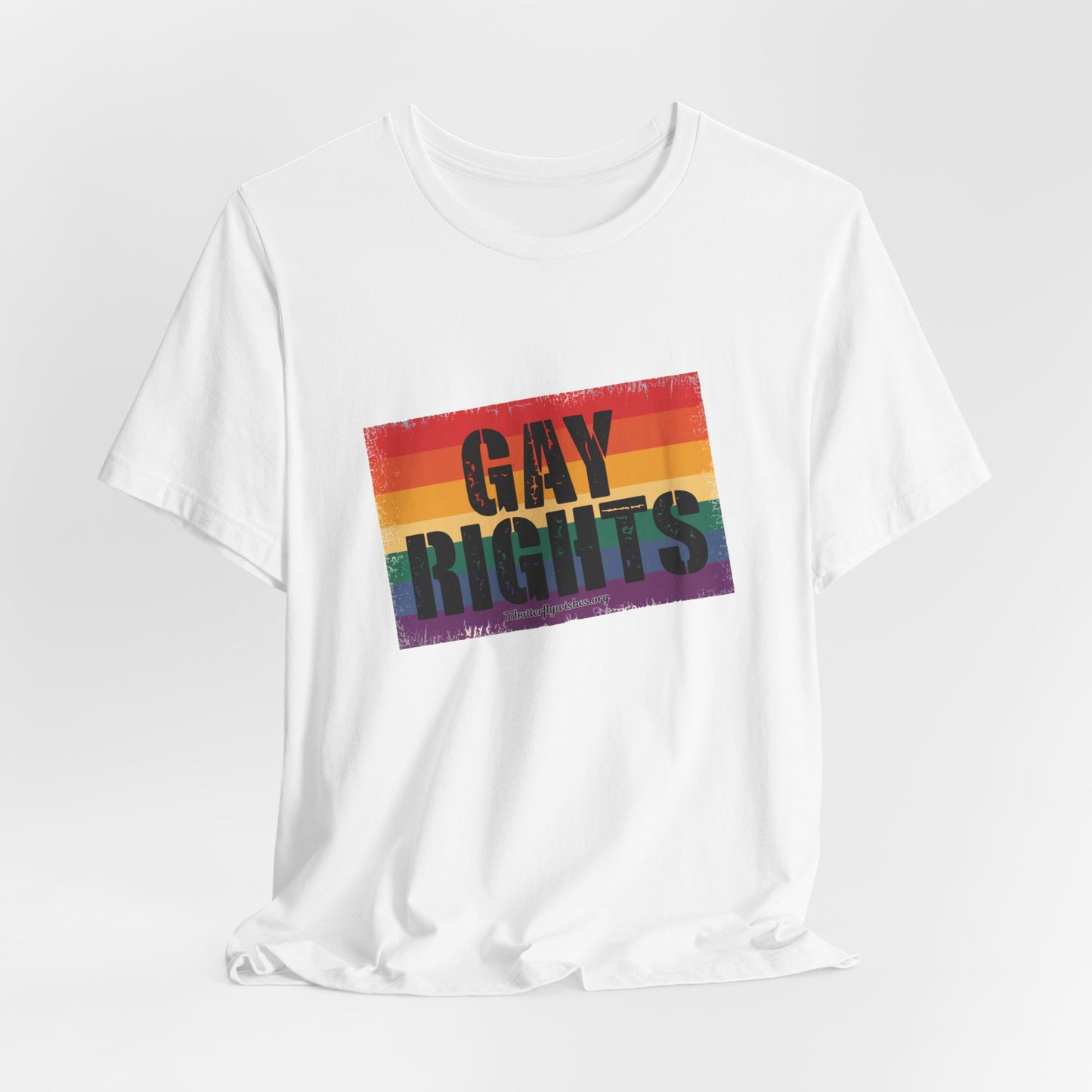 Gay Rights Pride Tee | Unisex Short Sleeve Jersey T-Shirt