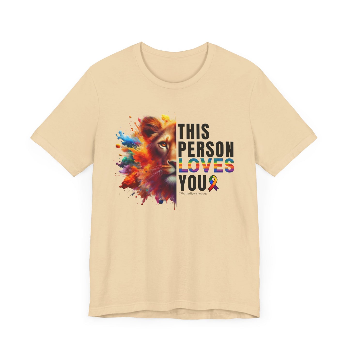 Colorful Love Tee – "This Person Loves You"