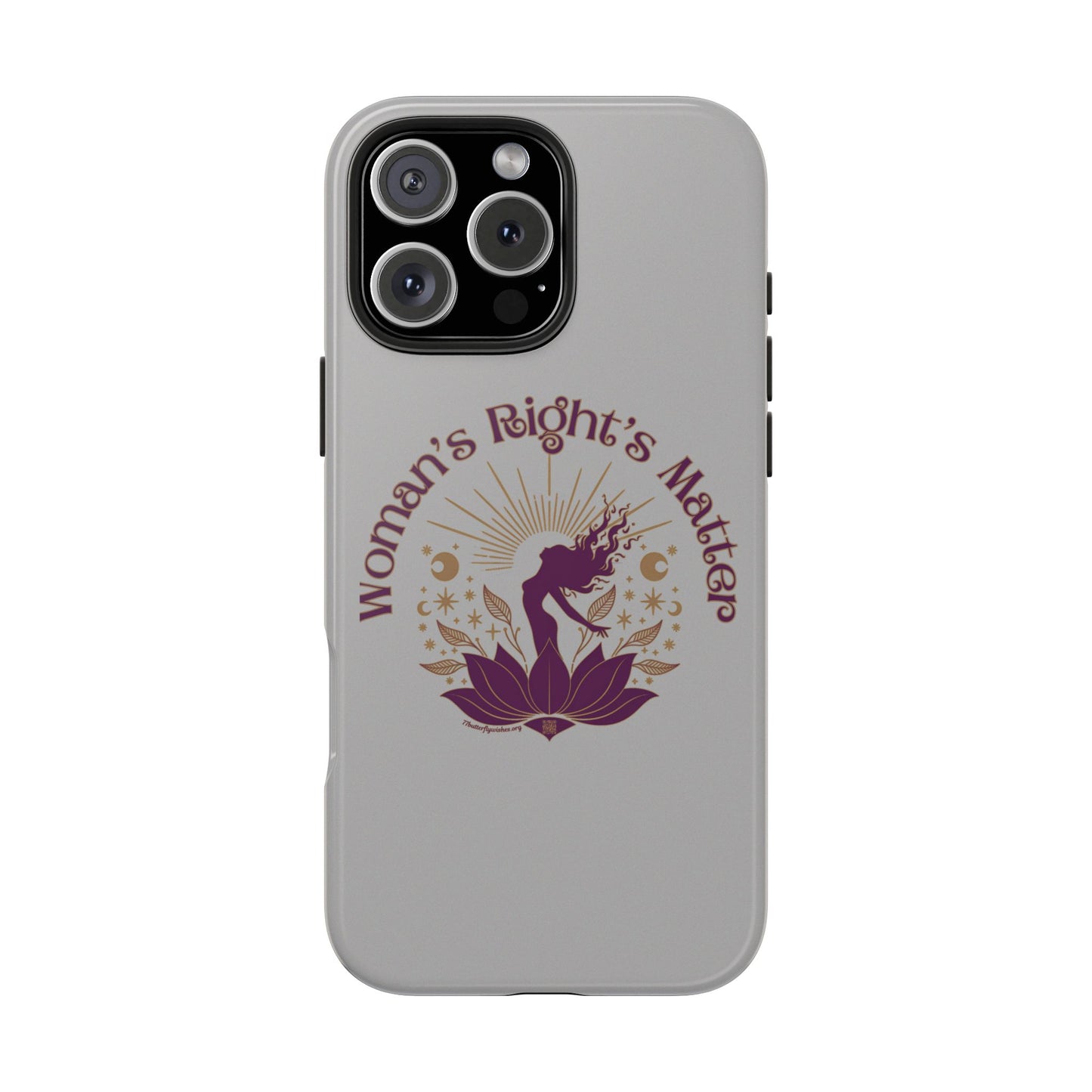 Empowering Tough Phone Cases - Women's Rights Matter Design