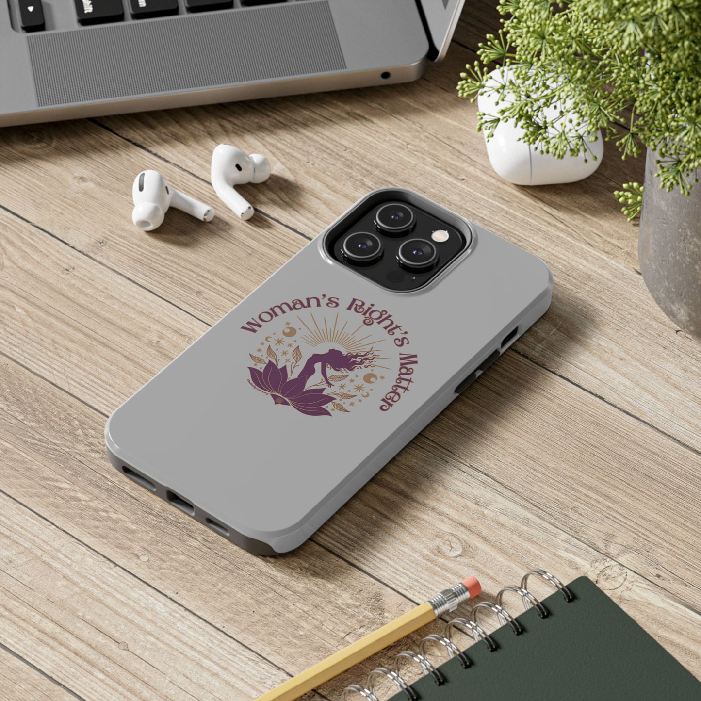 Empowering Tough Phone Cases - Women's Rights Matter Design