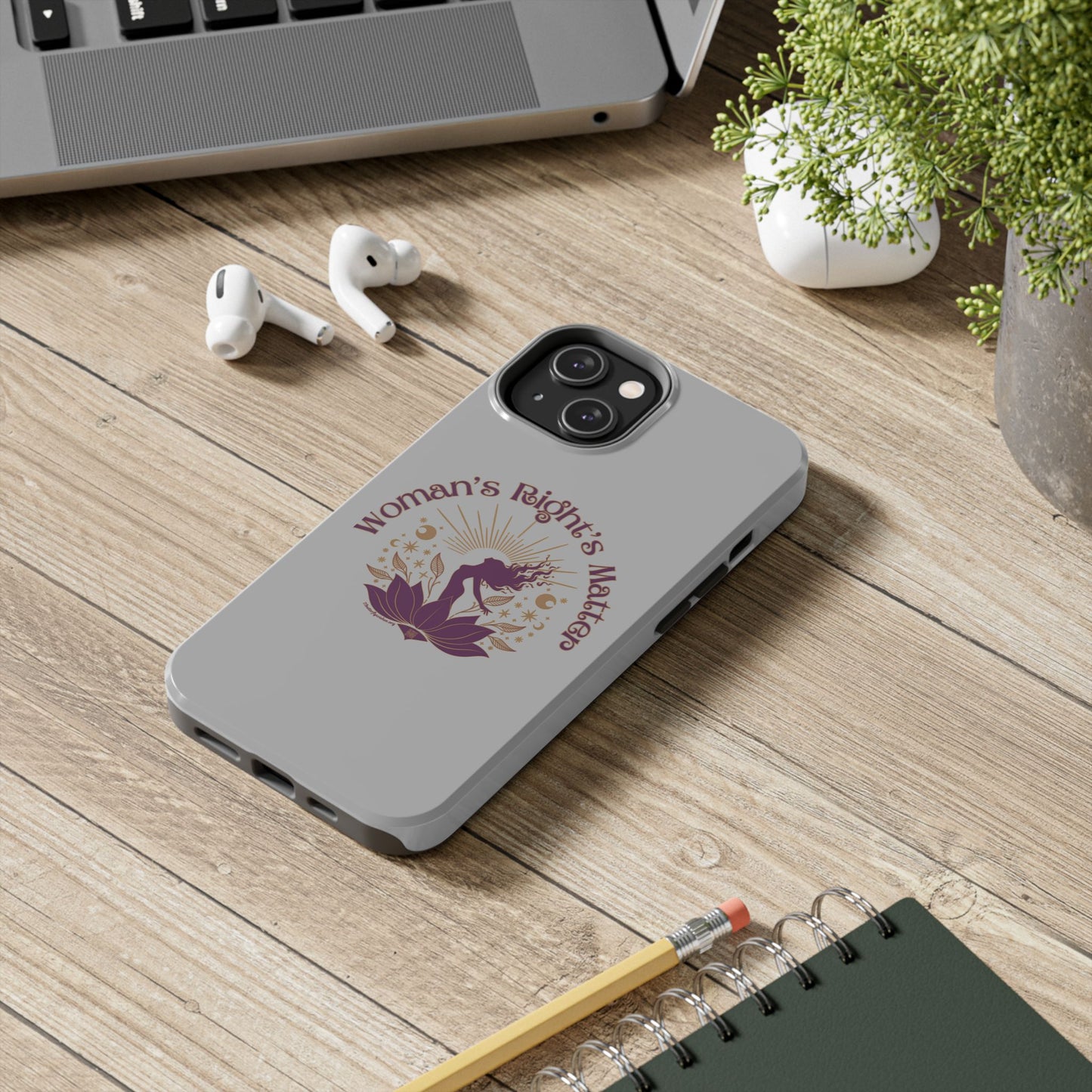 Empowering Tough Phone Cases - Women's Rights Matter Design