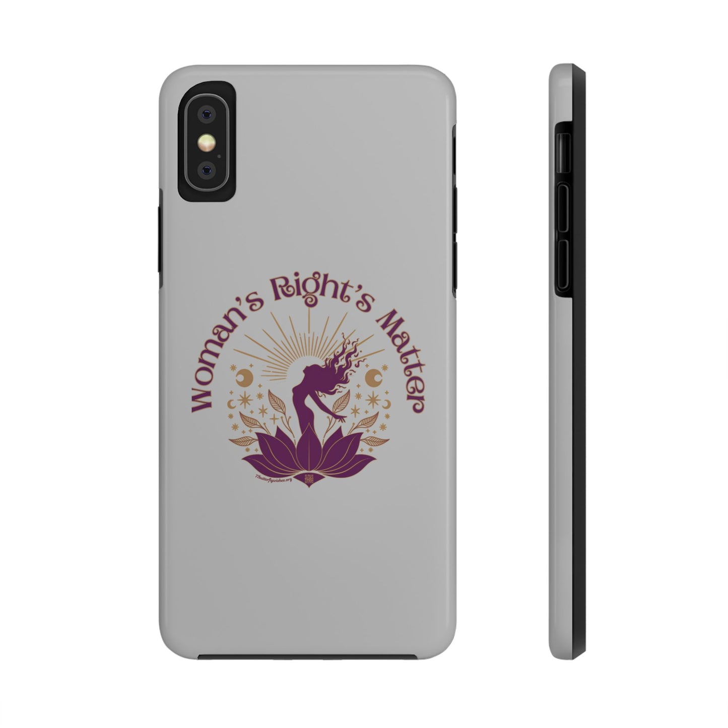 Empowering Tough Phone Cases - Women's Rights Matter Design