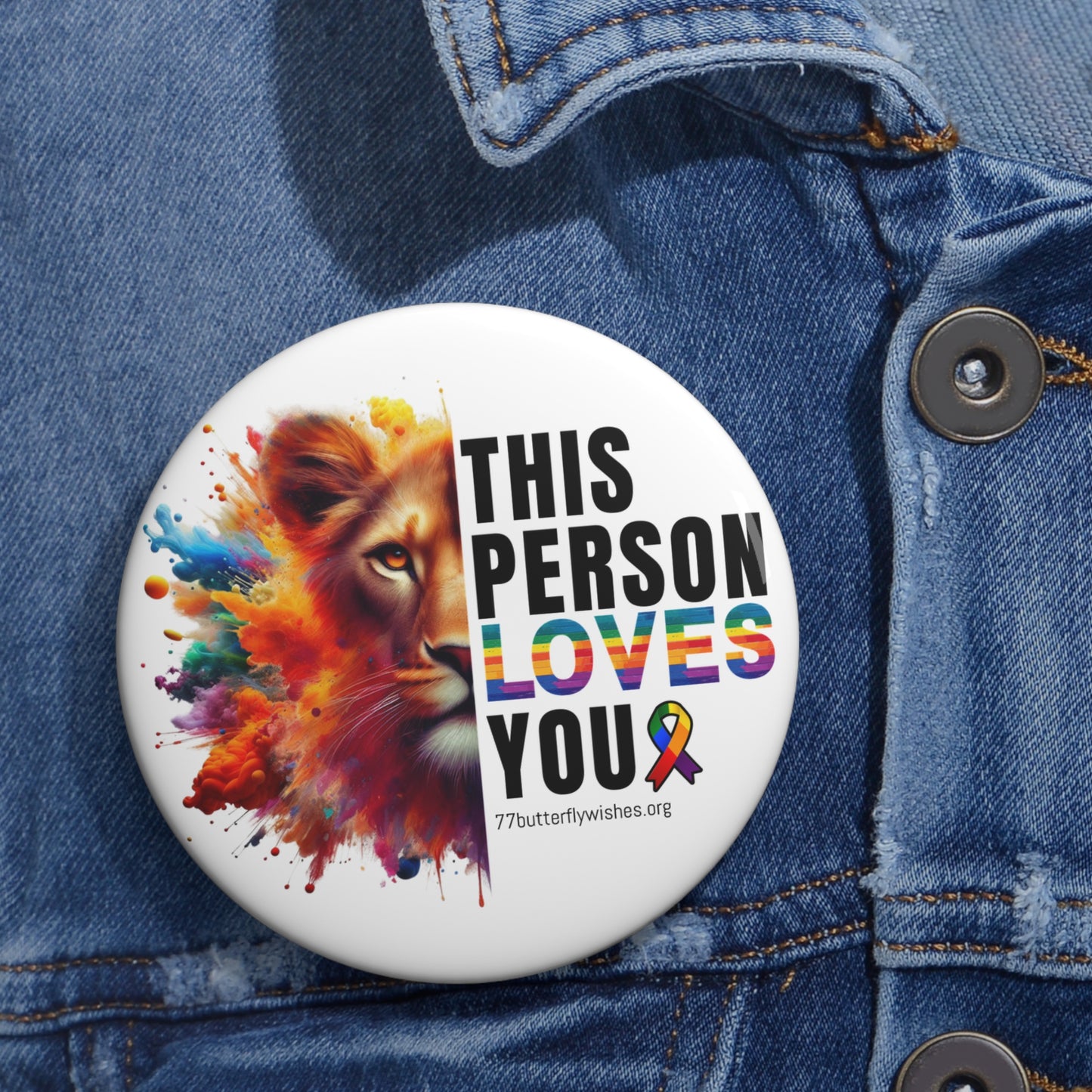 This Person Loves You Pin