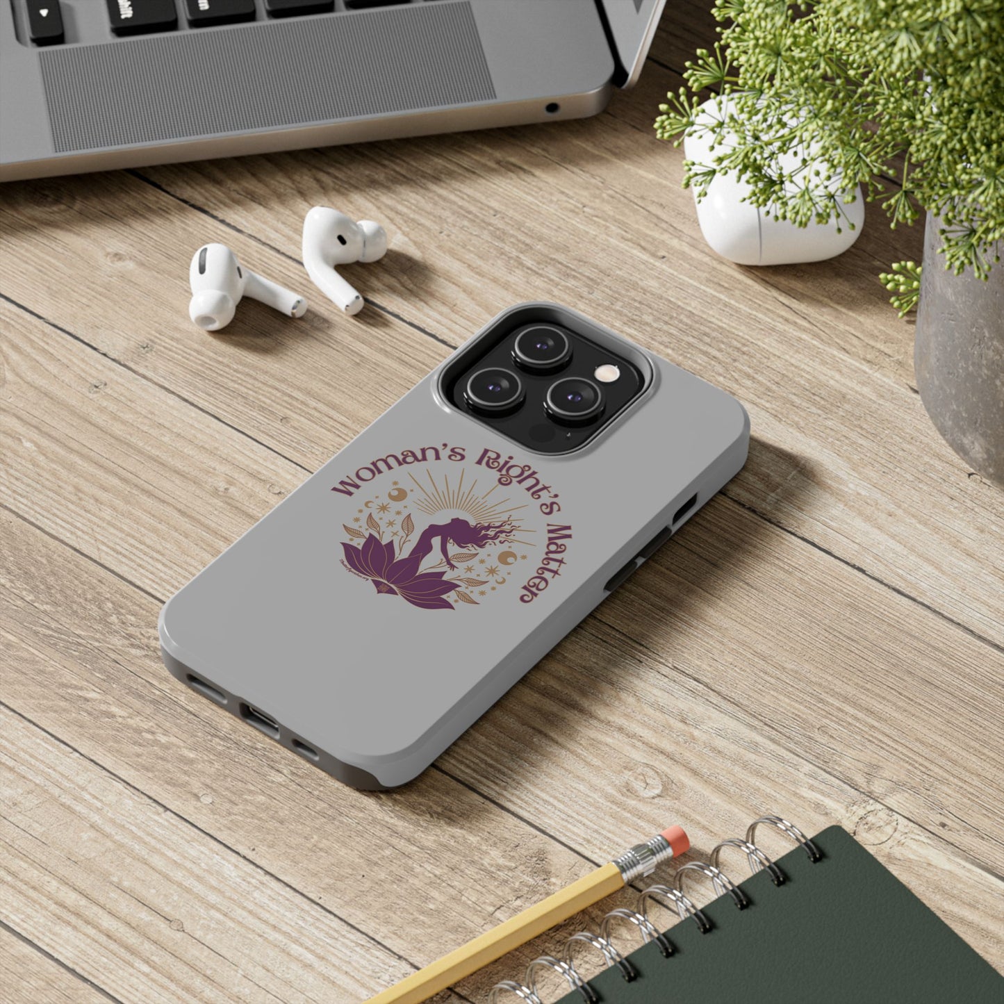 Empowering Tough Phone Cases - Women's Rights Matter Design