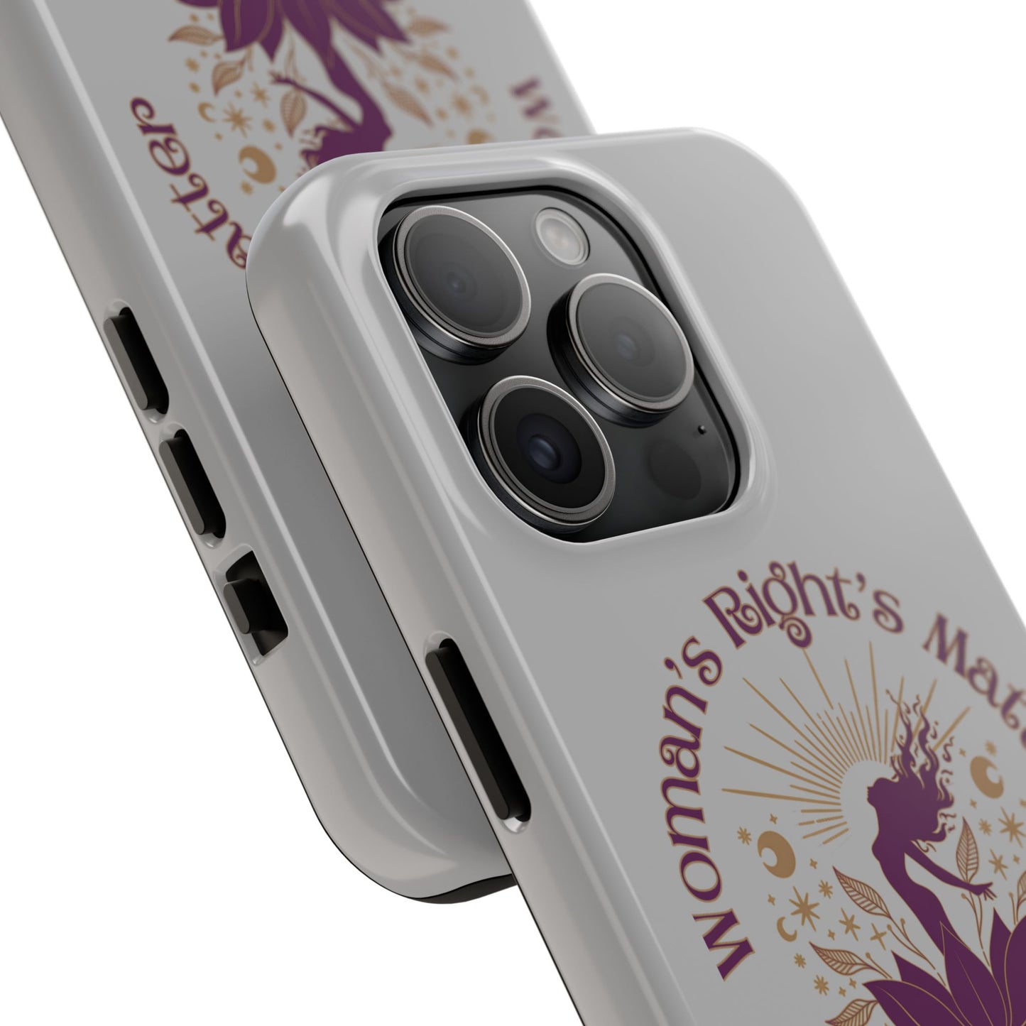Empowering Tough Phone Cases - Women's Rights Matter Design