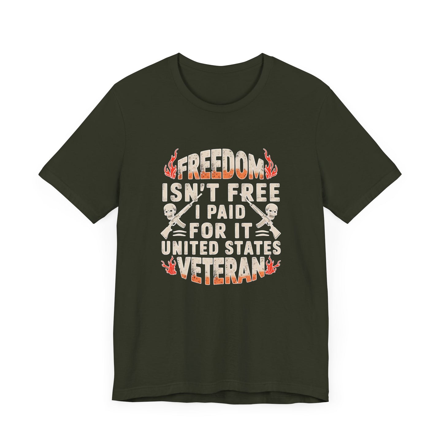 Veteran Freedom Tee - Patriotic Short Sleeve Shirt