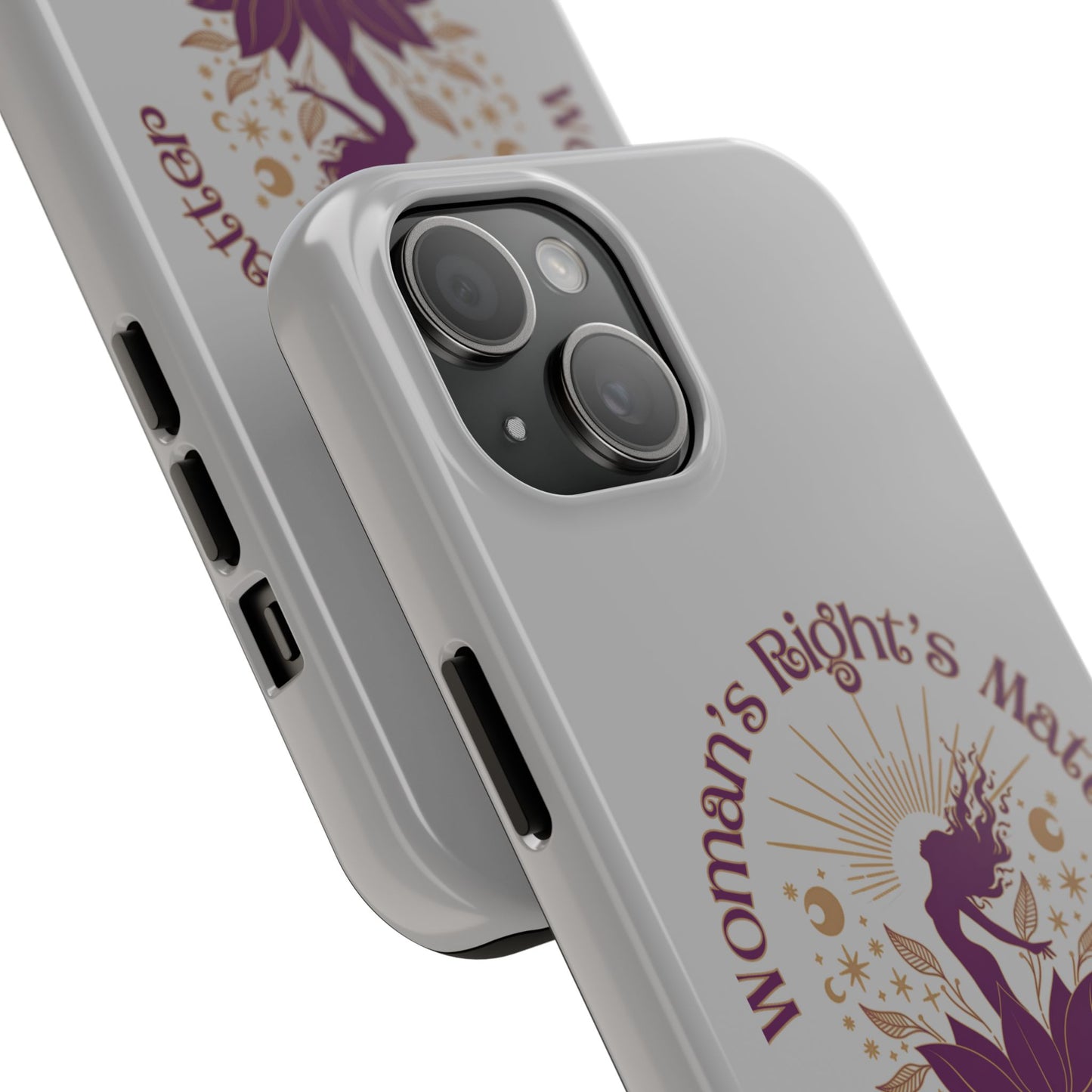 Empowering Tough Phone Cases - Women's Rights Matter Design