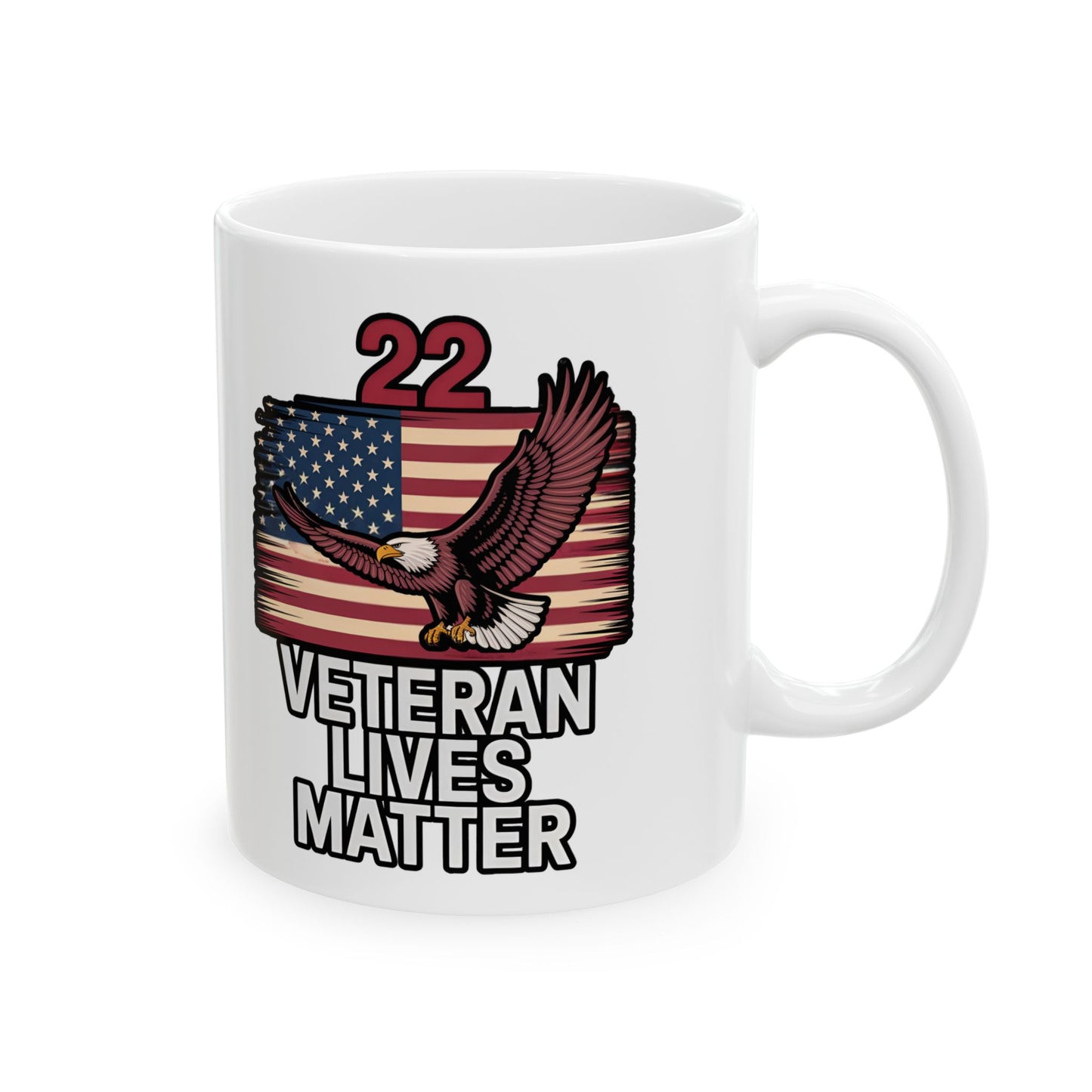 Veteran Lives Matter Ceramic Mug
