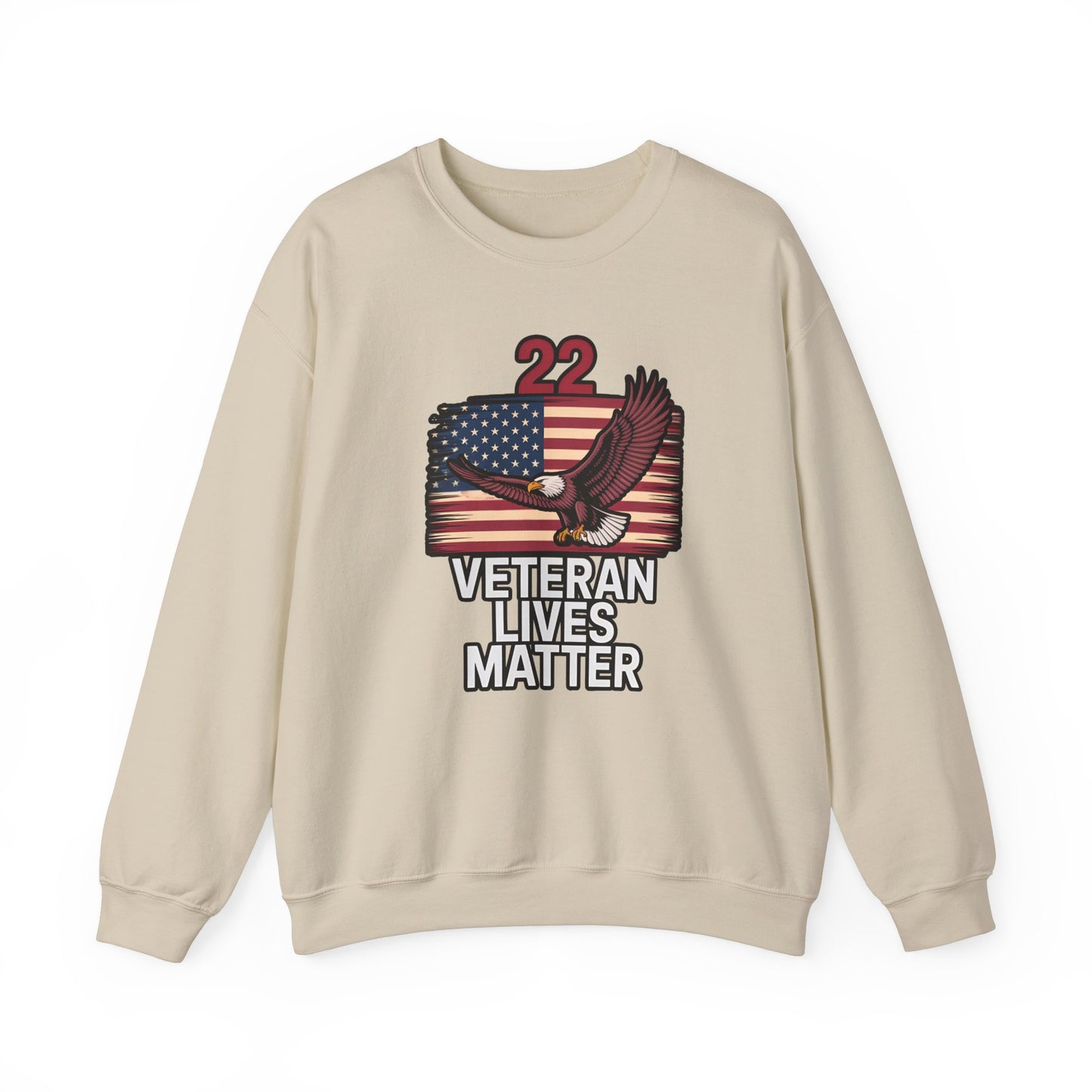 Veteran Lives Matter Crewneck Sweatshirt