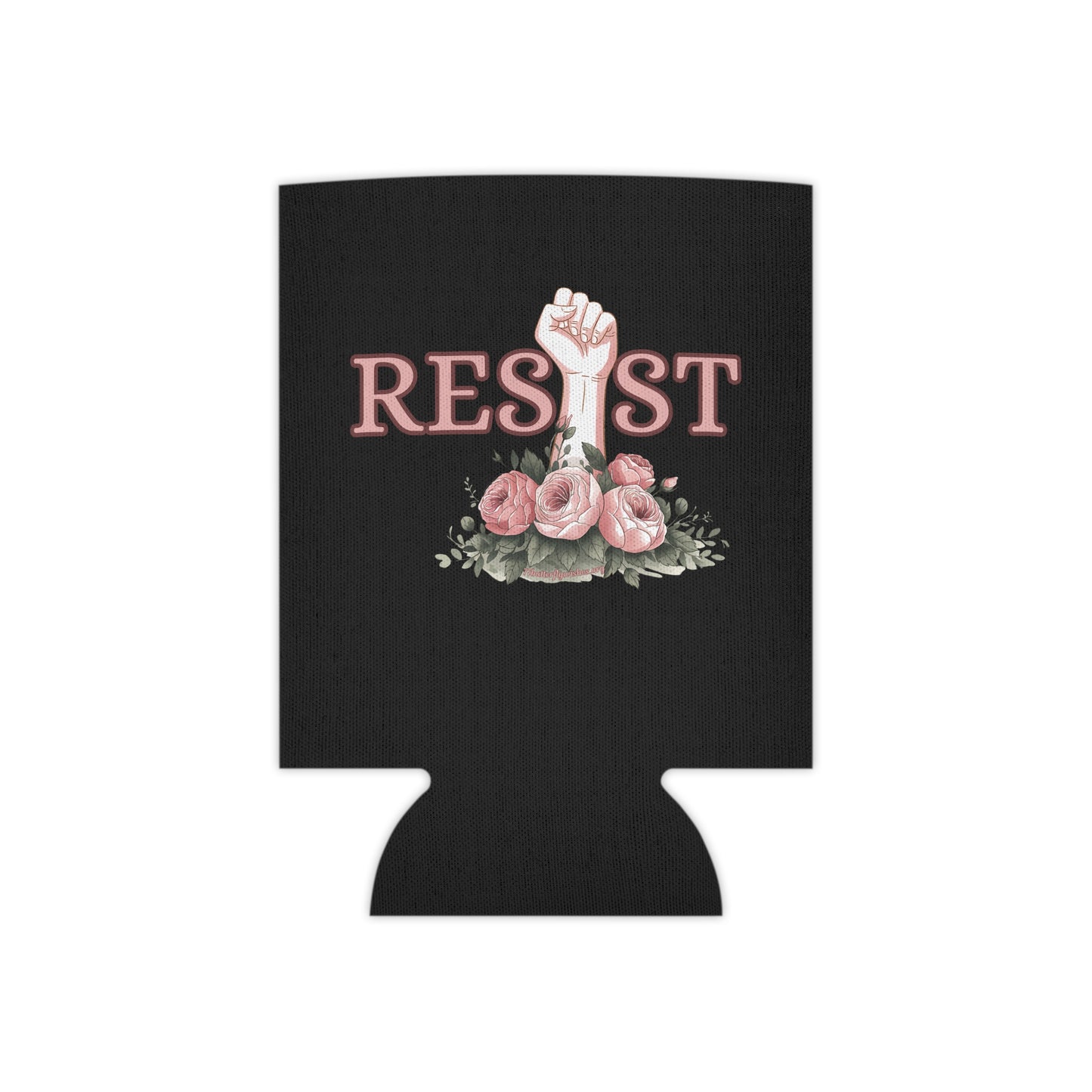 Resist Floral Can Cooler
