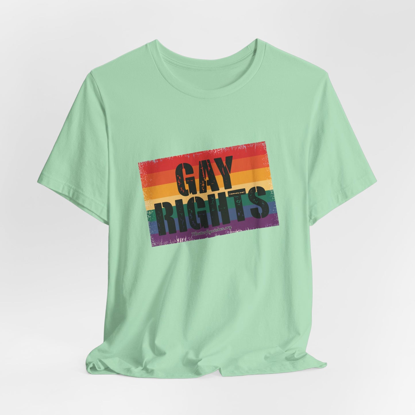 Gay Rights Pride Tee | Unisex Short Sleeve Jersey T-Shirt