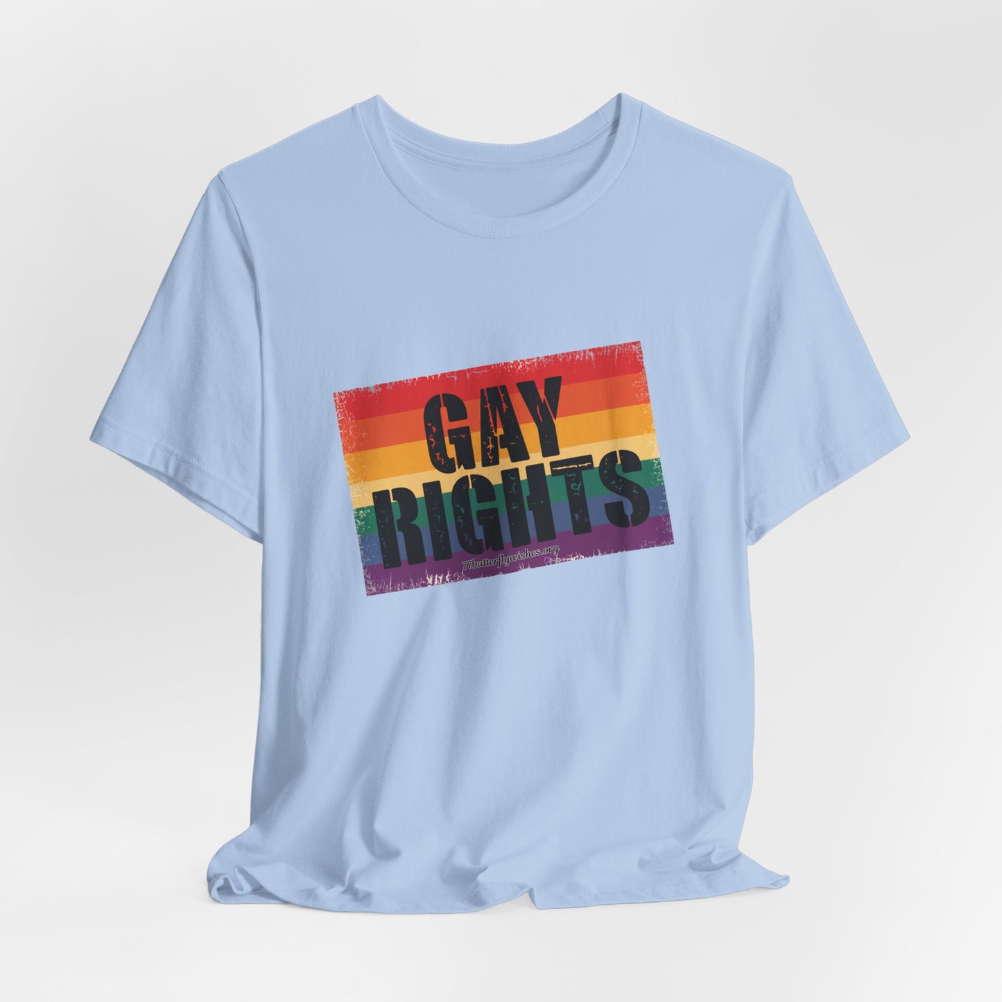 Gay Rights Pride Tee | Unisex Short Sleeve Jersey T-Shirt