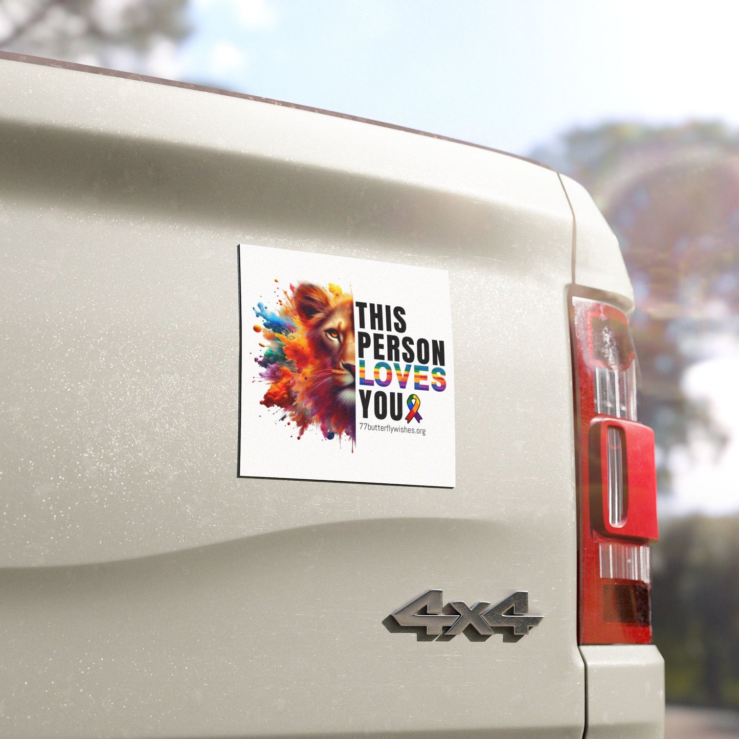 'This Person Loves You' Car Magnet