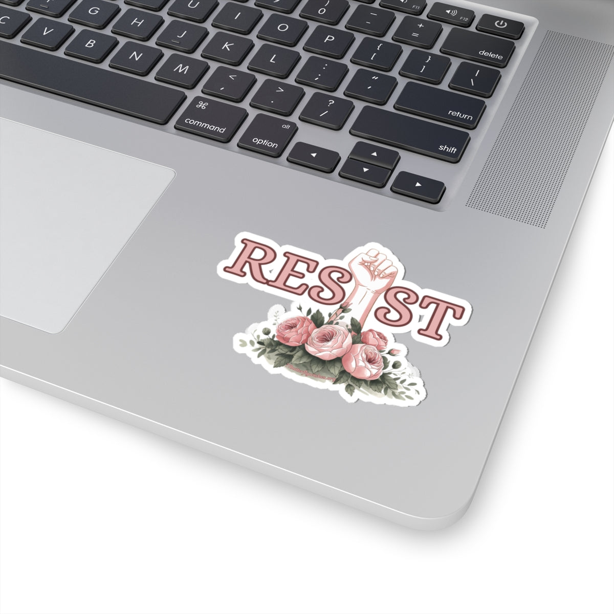 Floral Resist Kiss-Cut Stickers