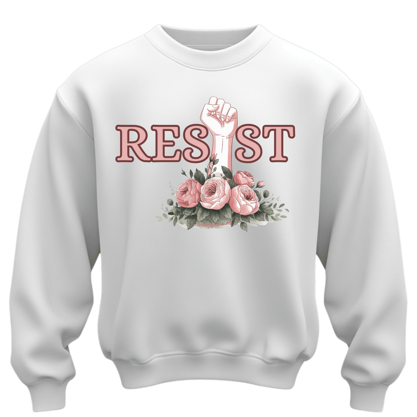 Resist Floral Crewneck Sweatshirt